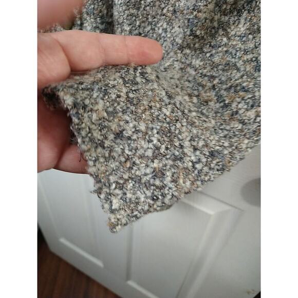 Windiriver Woman M Sweater Cardigan Brown Variegated Big Button Collared Long... - Picture 5 of 9